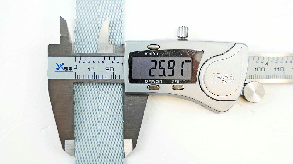 25mm可定制二条纹涤纶座椅安全带WD158