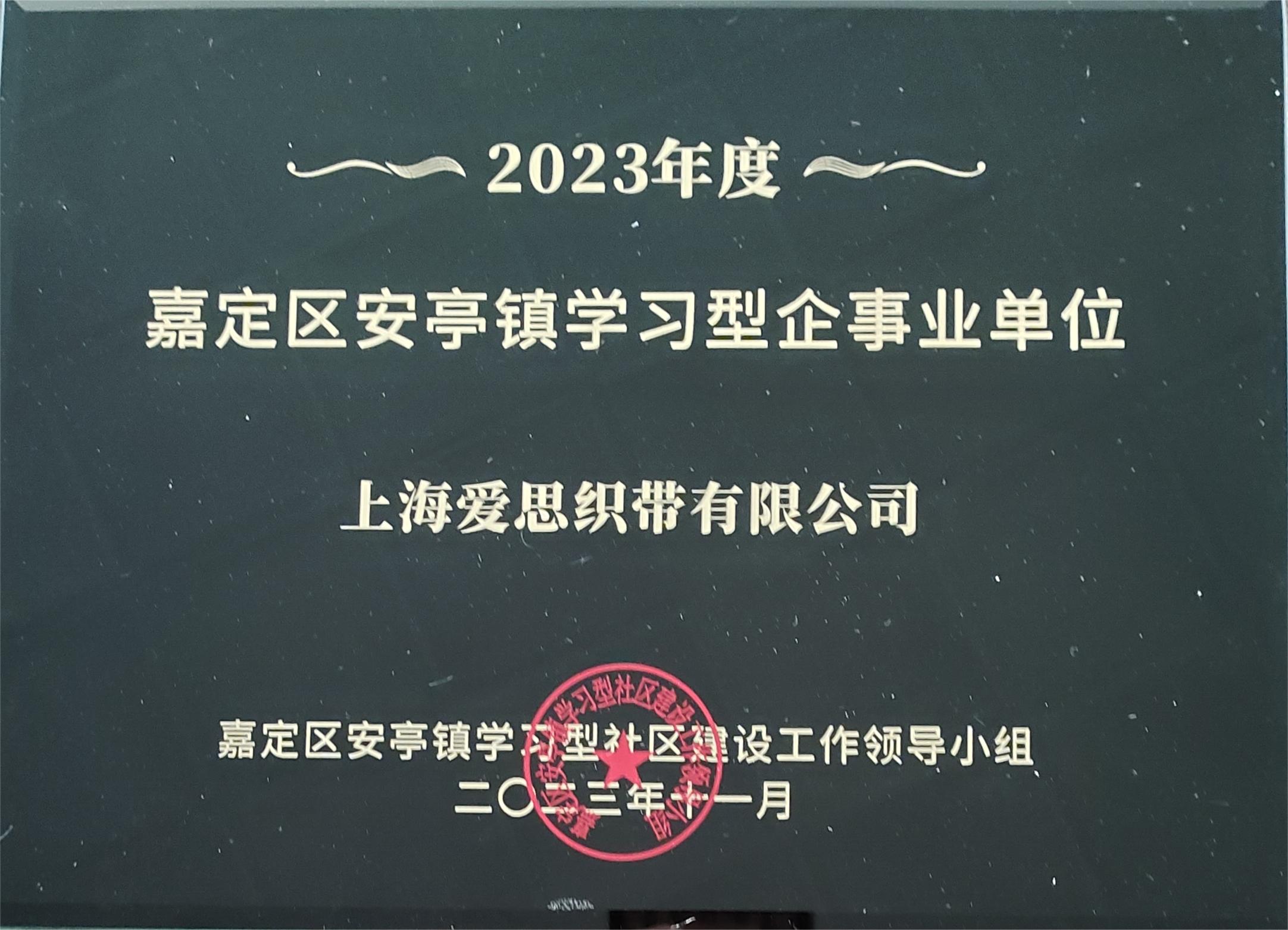 爱思织带嘉定区安亭镇学习型企事业单位