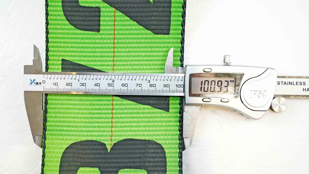 100mm涤纶吊装带-强度≥2454公斤绿